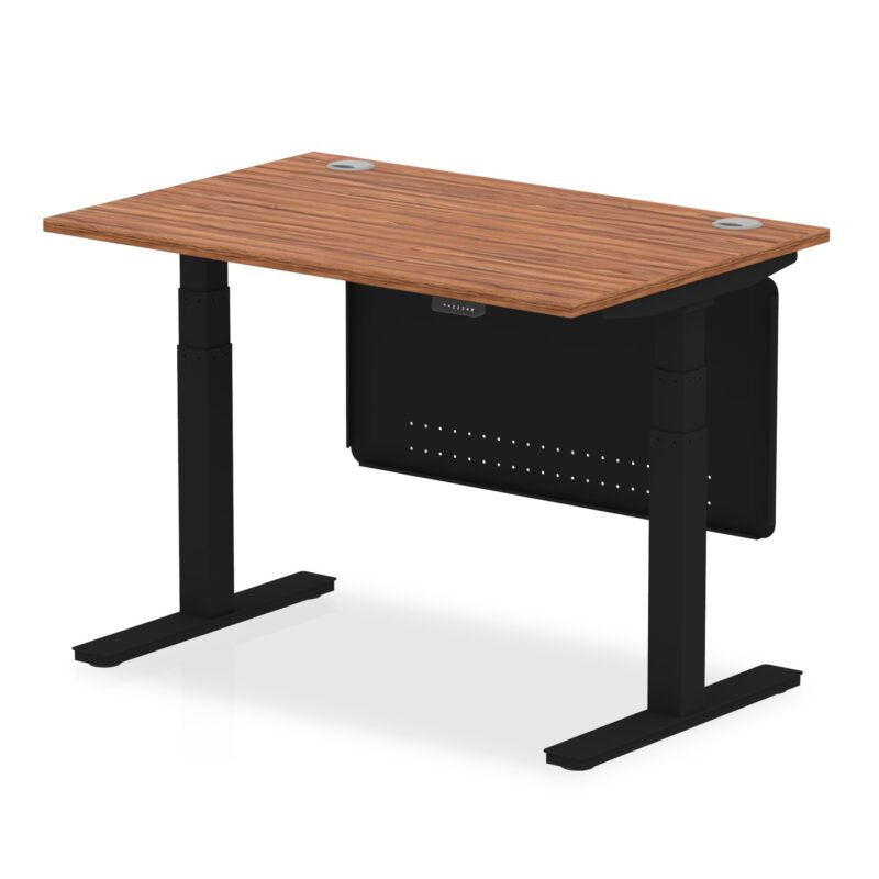 Air Height Adjustable Desk With Cable Ports With Steel Modesty Panel - Image 65