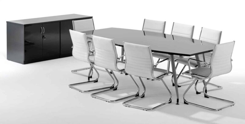 High Gloss Writable Boardroom Table - Image 10