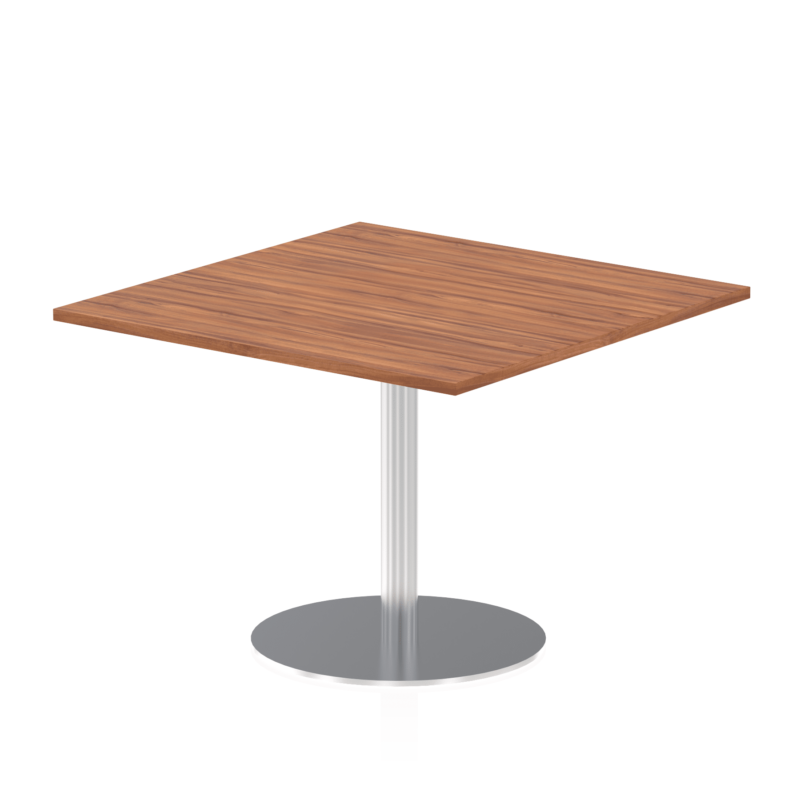 Italia Square Poseur Table Silver Leg - Image 14