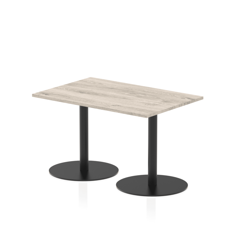 Italia Rectangular Poseur Table Black Leg - Image 6