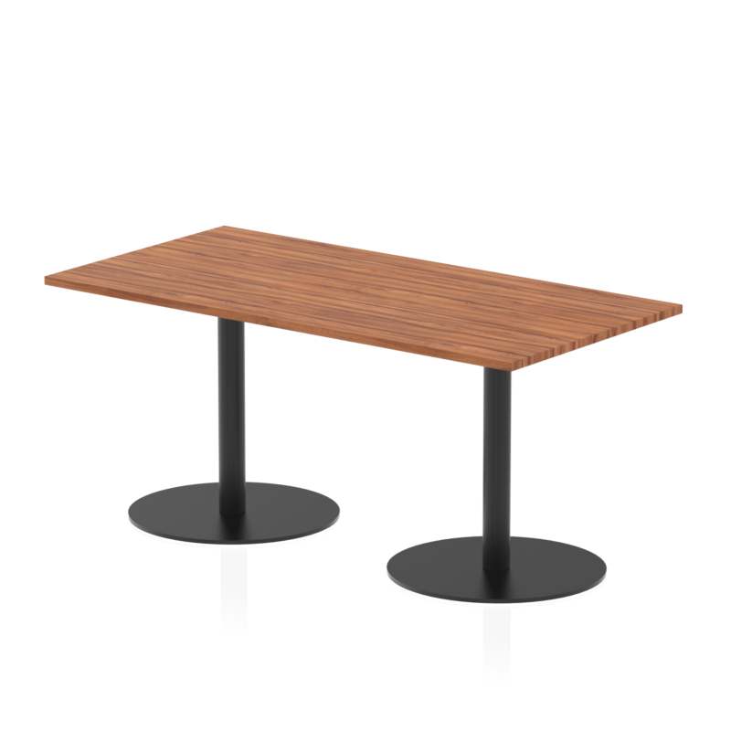 Italia Rectangular Poseur Table Black Leg - Image 26
