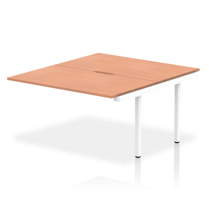 Evolve Plus B2B Bench Desk - 2 Person Extension Kit - Image 14