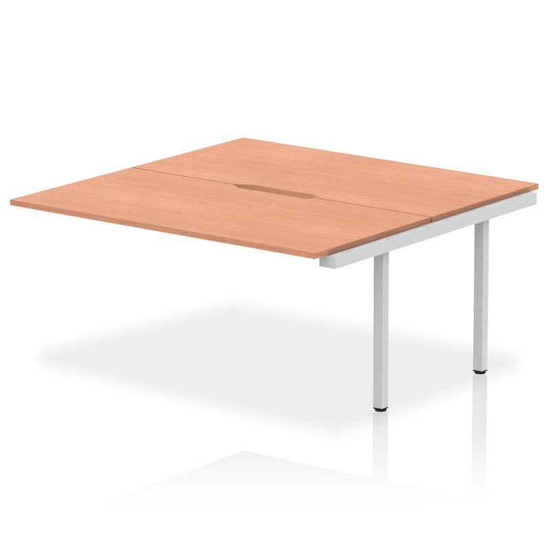 Evolve Plus B2B Bench Desk - 2 Person Extension Kit - Image 25