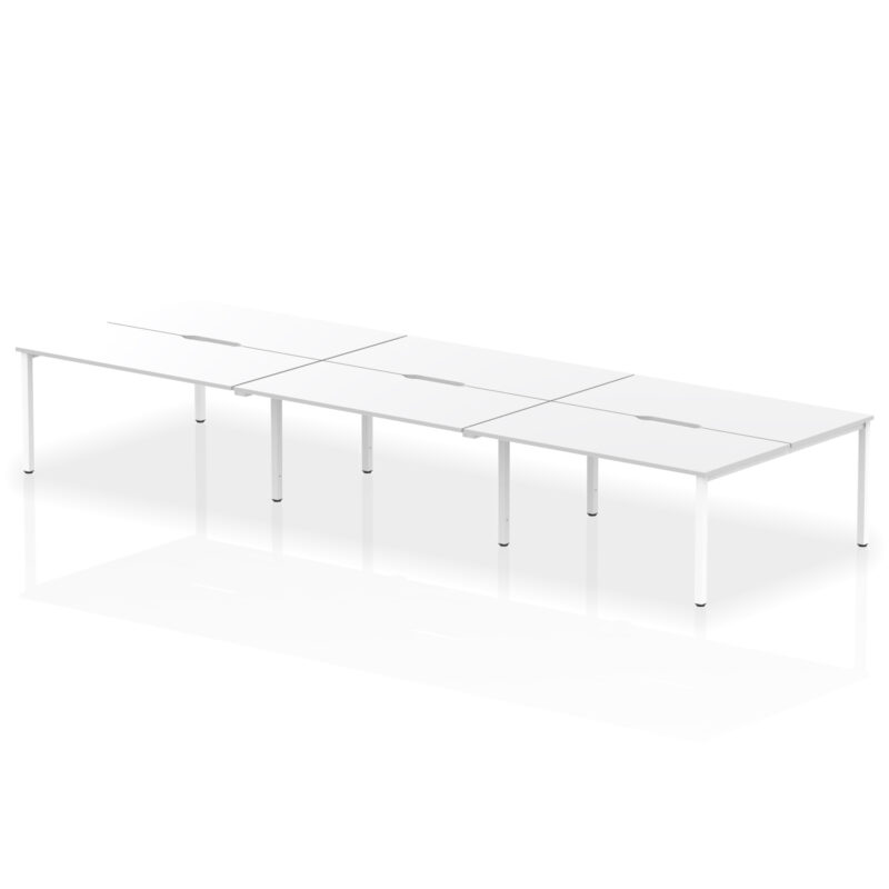 Evolve Plus B2B Bench Desk - 6 Person - Image 36