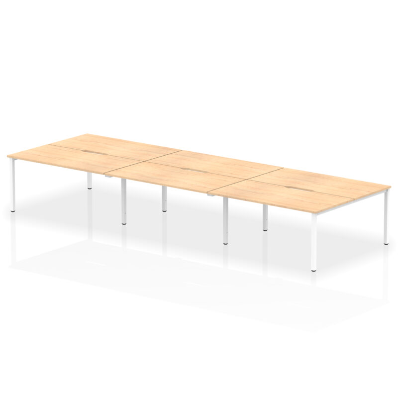 Evolve Plus B2B Bench Desk - 6 Person - Image 30