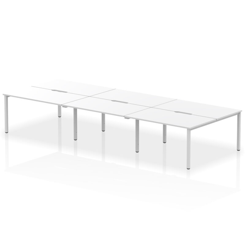 Evolve Plus B2B Bench Desk - 6 Person - Image 23