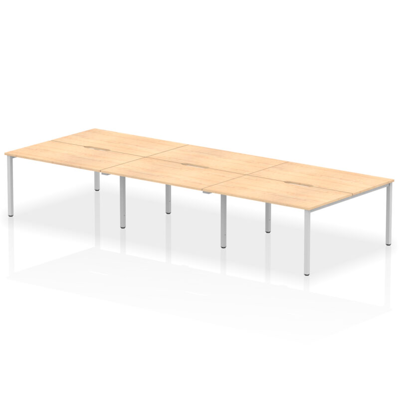 Evolve Plus B2B Bench Desk - 6 Person - Image 17