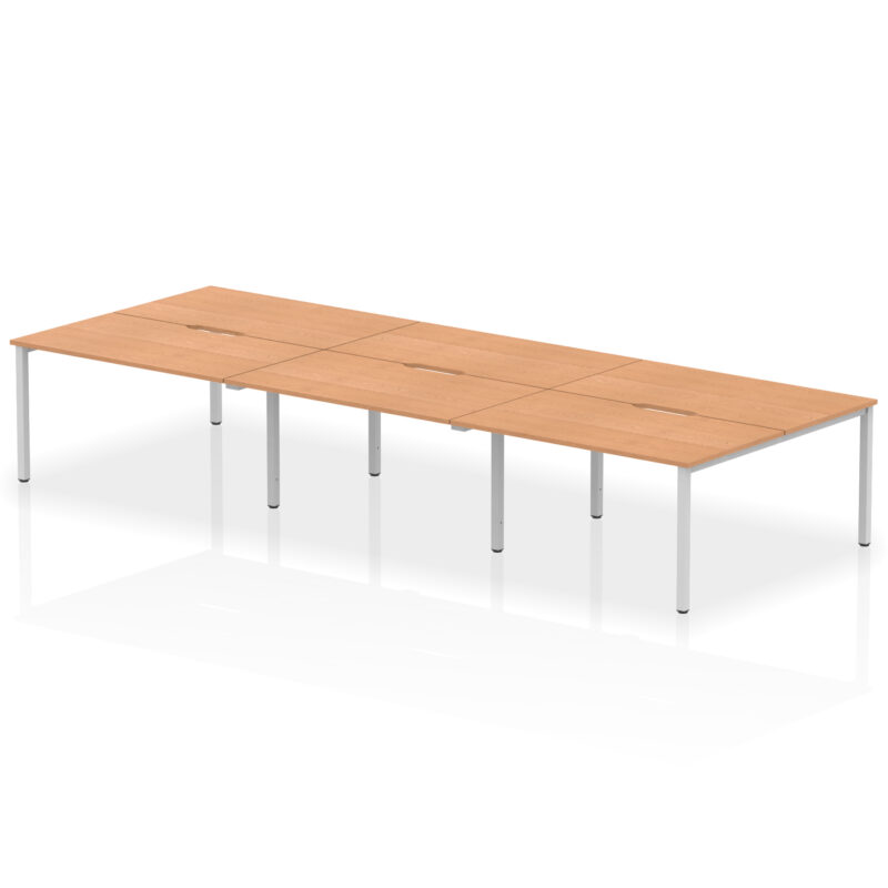 Evolve Plus B2B Bench Desk - 6 Person - Image 19