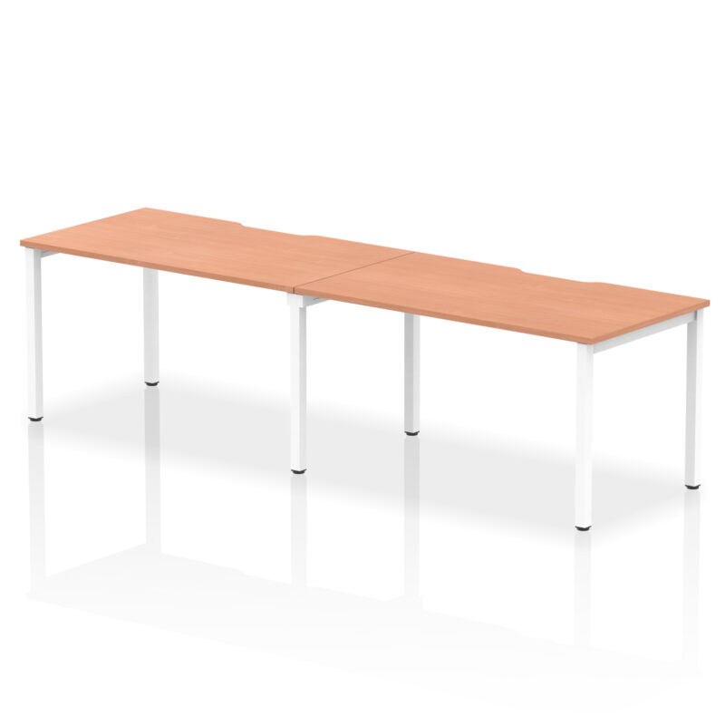 Evolve Plus Single Row Bench Desk - 2 Person - Image 14