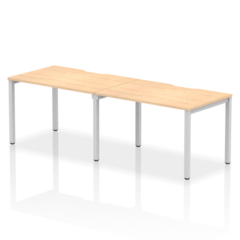 Evolve Plus Single Row Bench Desk - 2 Person - Image 5