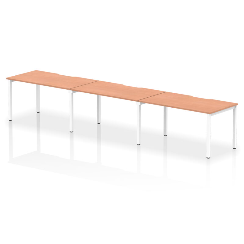 Evolve Plus Single Row Bench Desk - 3 Person - Image 14