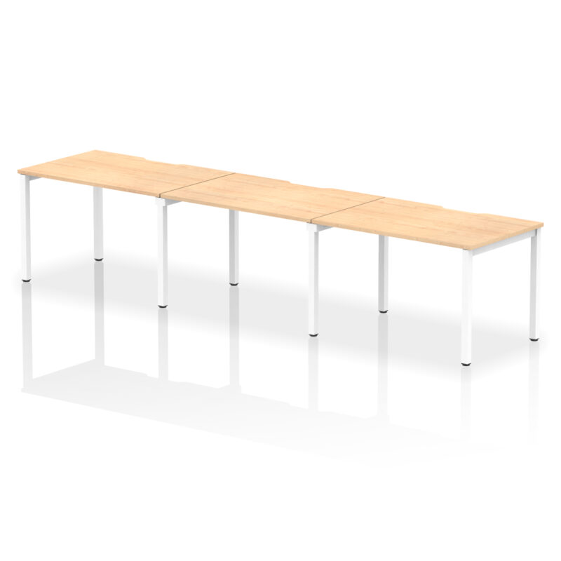 Evolve Plus Single Row Bench Desk - 3 Person - Image 6