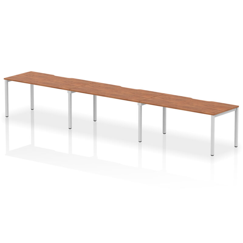 Evolve Plus Single Row Bench Desk - 3 Person - Image 33