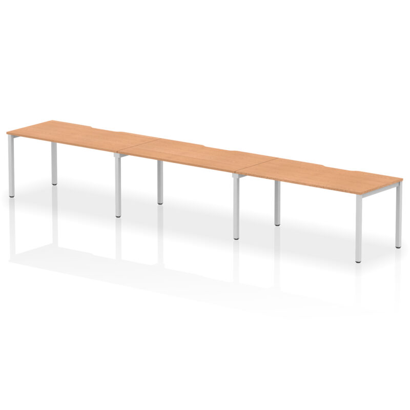 Evolve Plus Single Row Bench Desk - 3 Person - Image 31