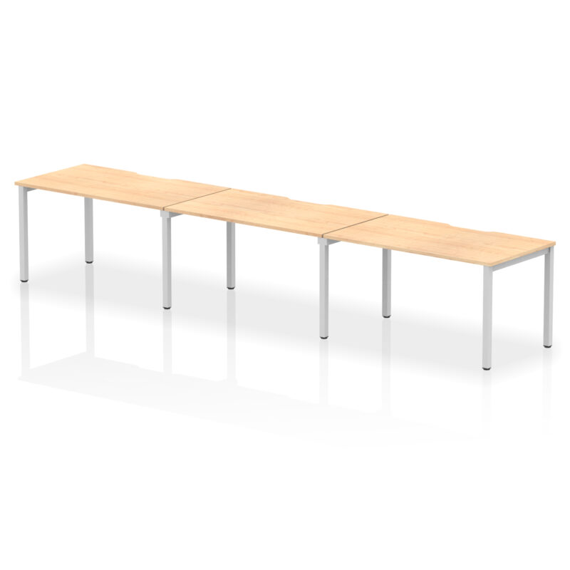 Evolve Plus Single Row Bench Desk - 3 Person - Image 17
