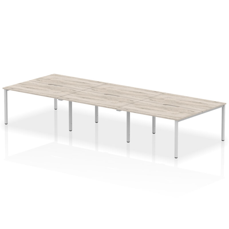 Evolve Plus B2B Bench Desk - 6 Person - Image 15