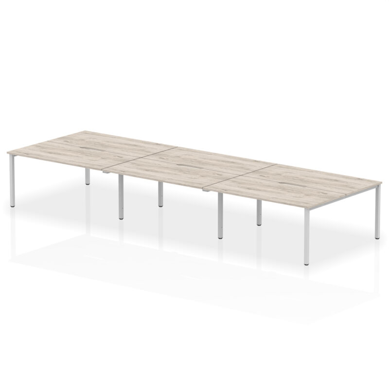 Evolve Plus B2B Bench Desk - 6 Person - Image 27