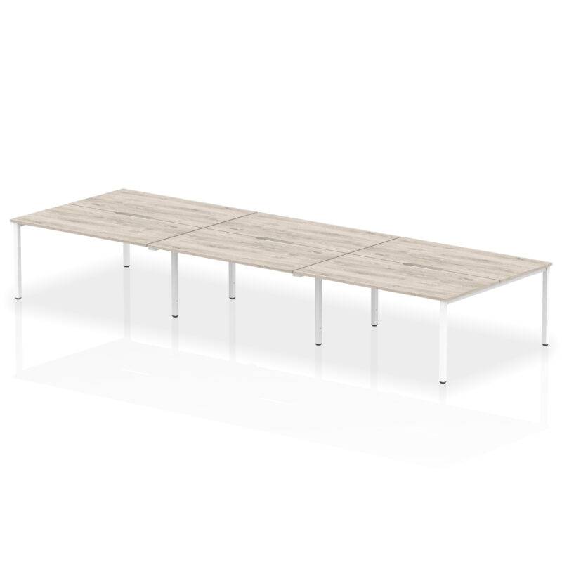 Evolve Plus B2B Bench Desk - 6 Person - Image 28
