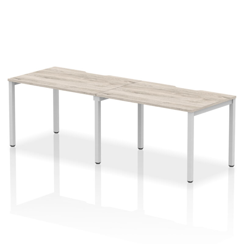 Evolve Plus Single Row Bench Desk - 2 Person - Image 3