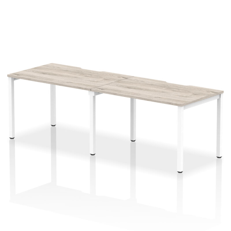 Evolve Plus Single Row Bench Desk - 2 Person - Image 4