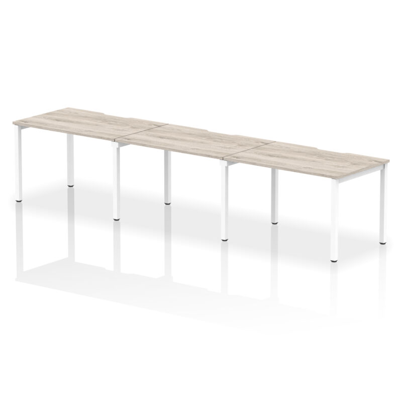 Evolve Plus Single Row Bench Desk - 3 Person - Image 4
