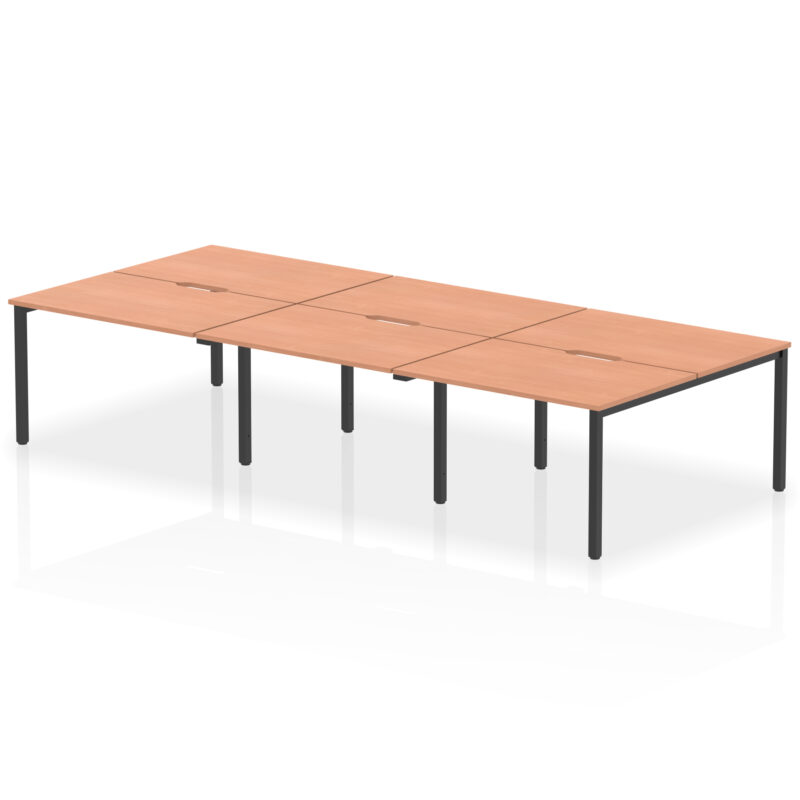 Evolve Plus B2B Bench Desk - 6 Person - Image 37