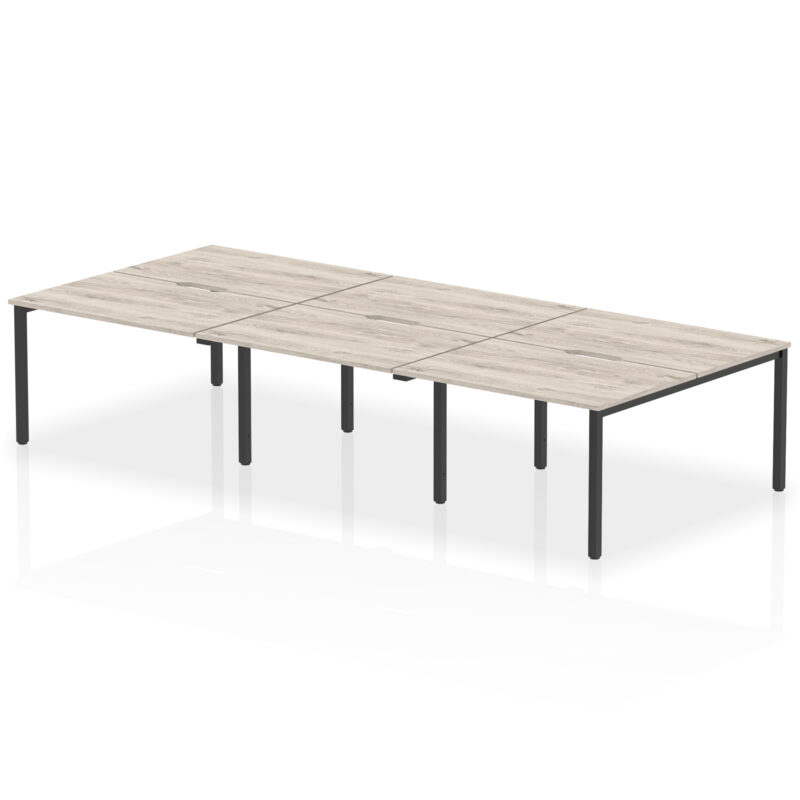 Evolve Plus B2B Bench Desk - 6 Person - Image 38