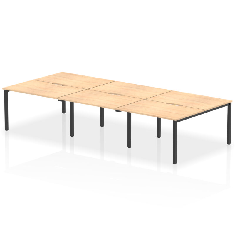 Evolve Plus B2B Bench Desk - 6 Person - Image 39