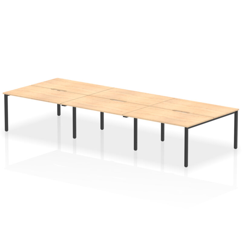 Evolve Plus B2B Bench Desk - 6 Person - Image 45