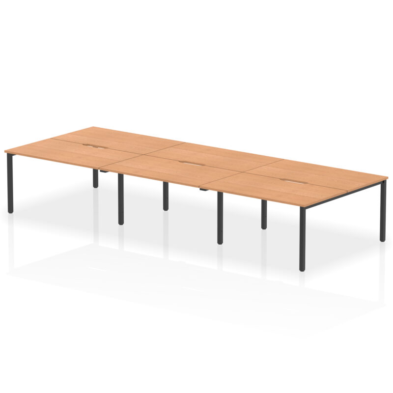 Evolve Plus B2B Bench Desk - 6 Person - Image 46