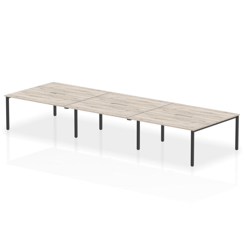 Evolve Plus B2B Bench Desk - 6 Person - Image 50