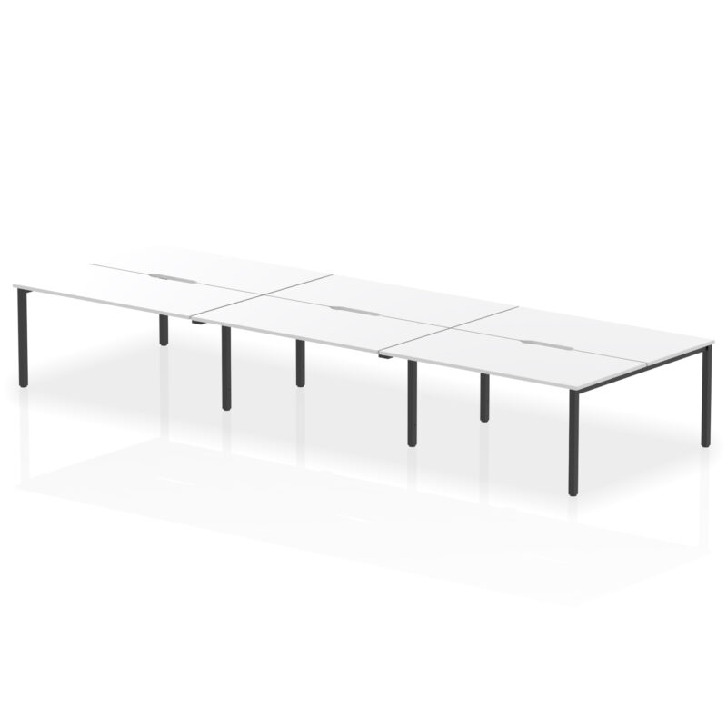 Evolve Plus B2B Bench Desk - 6 Person - Image 53