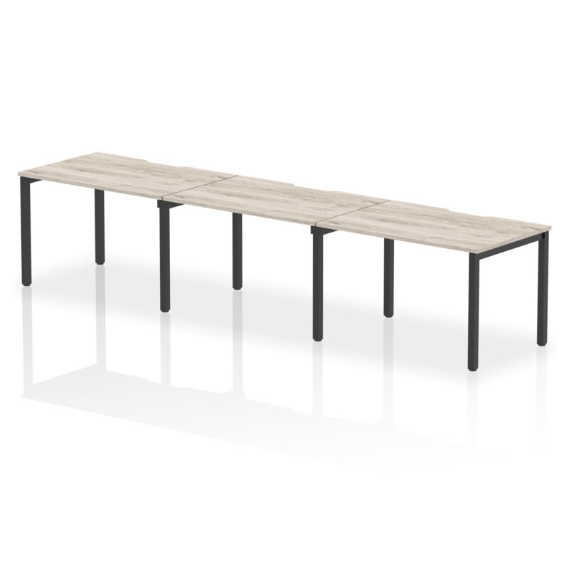 Evolve Plus Single Row Bench Desk - 3 Person - Image 38