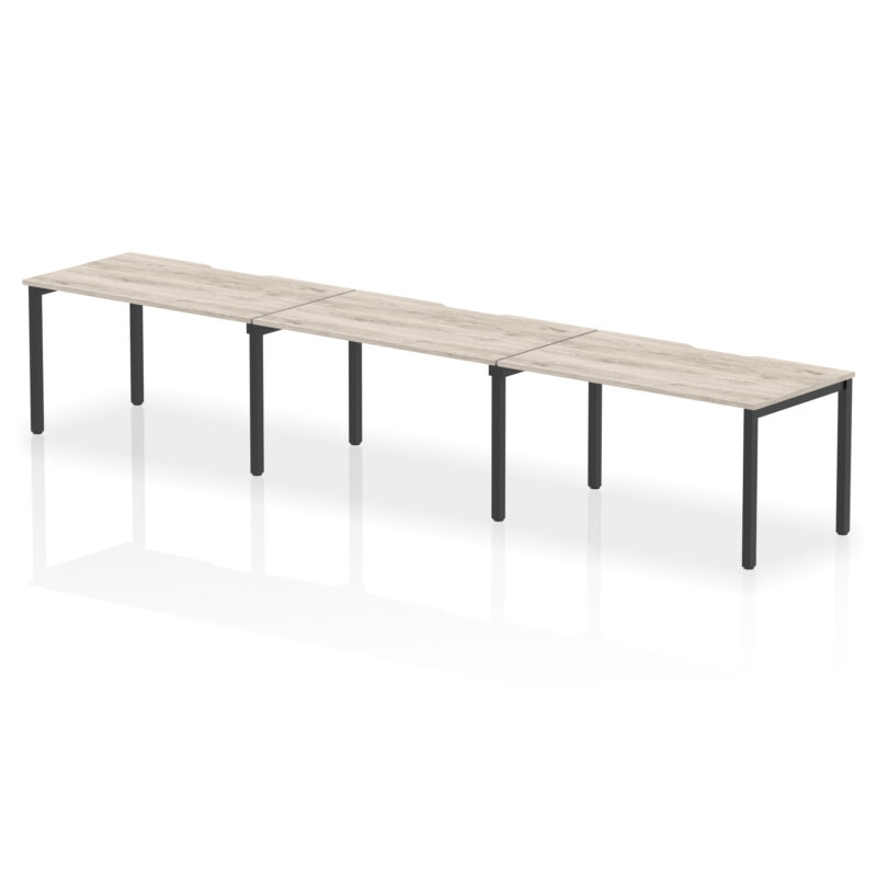 Evolve Plus Single Row Bench Desk - 3 Person - Image 44