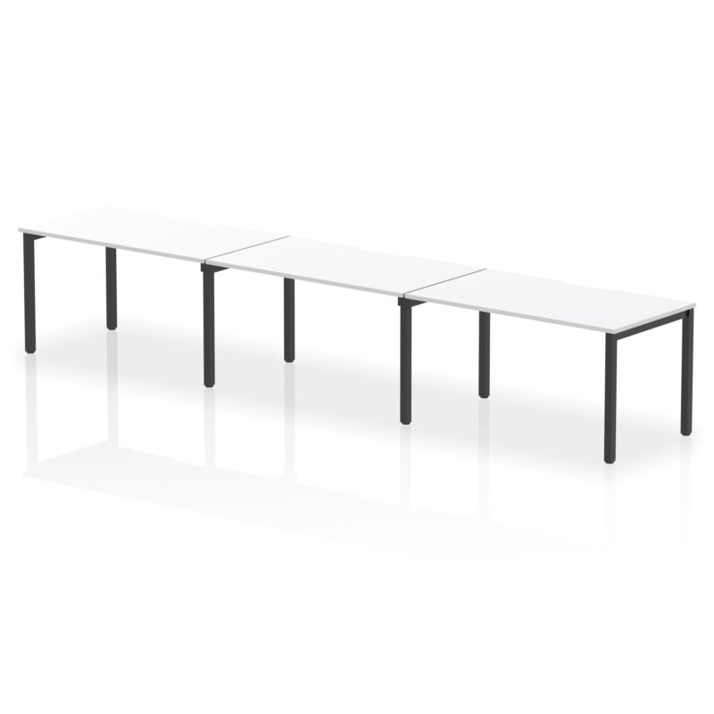 Evolve Plus Single Row Bench Desk - 3 Person - Image 47