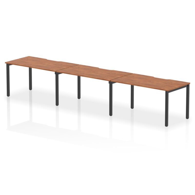 Evolve Plus Single Row Bench Desk - 3 Person - Image 48