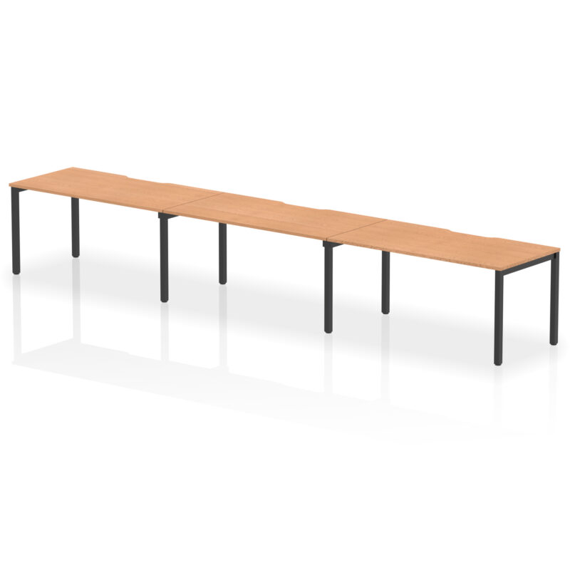 Evolve Plus Single Row Bench Desk - 3 Person - Image 52