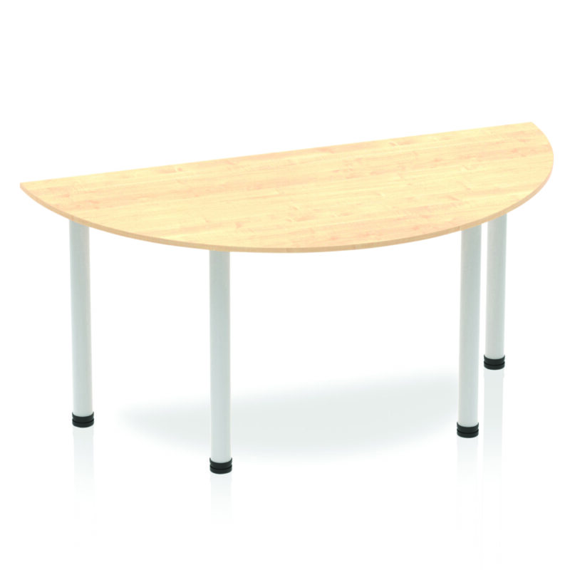 Impulse Semi-Circle Table With Post Leg - Image 14