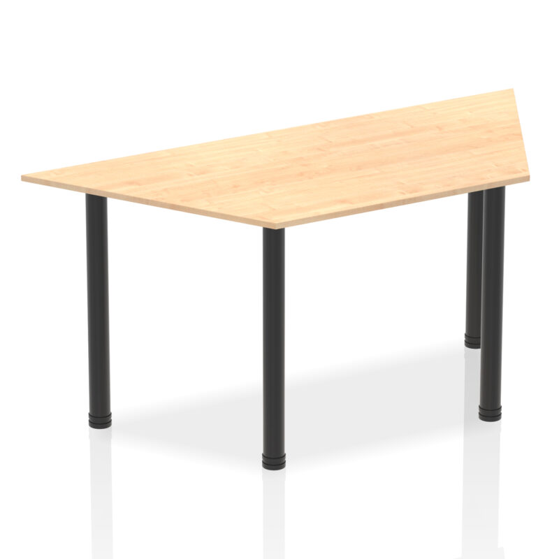 Impulse Trapezium Table With Post Leg - Image 11