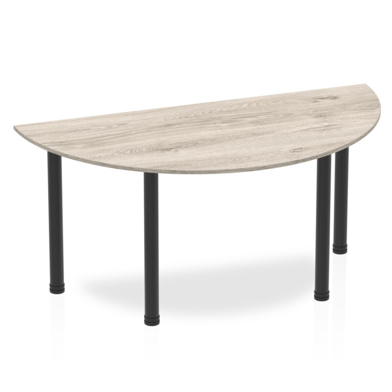 Impulse Semi-Circle Table With Post Leg - Image 6
