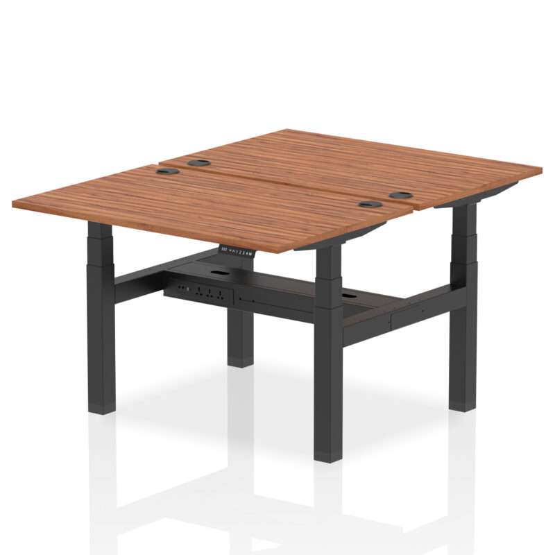 Air Back-to-Back Height Adjustable Bench Desk - 2 Person - Image 16