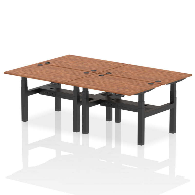 Air Back-to-Back Height Adjustable Bench Desk - 4 Person - Image 16