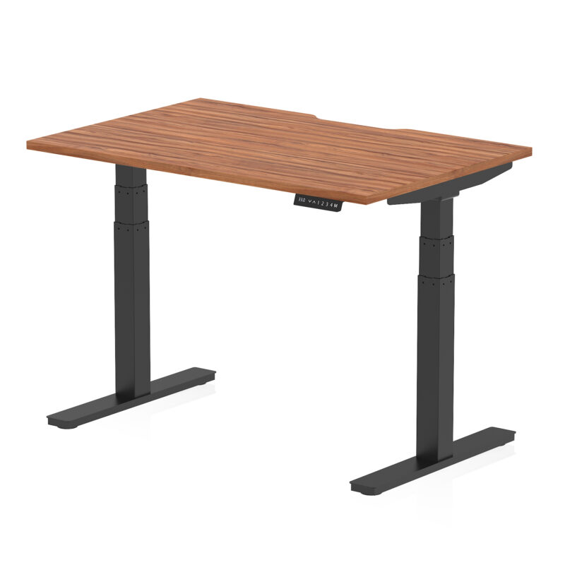 Air Scalloped Edge Height Adjustable Office Desk - Image 13