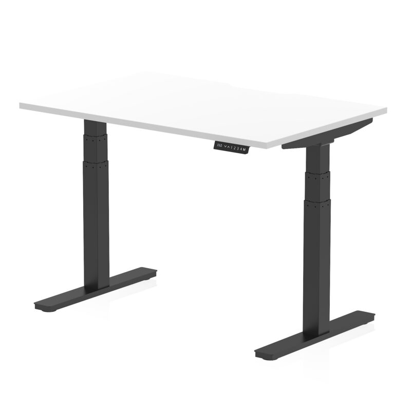 Air Scalloped Edge Height Adjustable Office Desk - Image 16