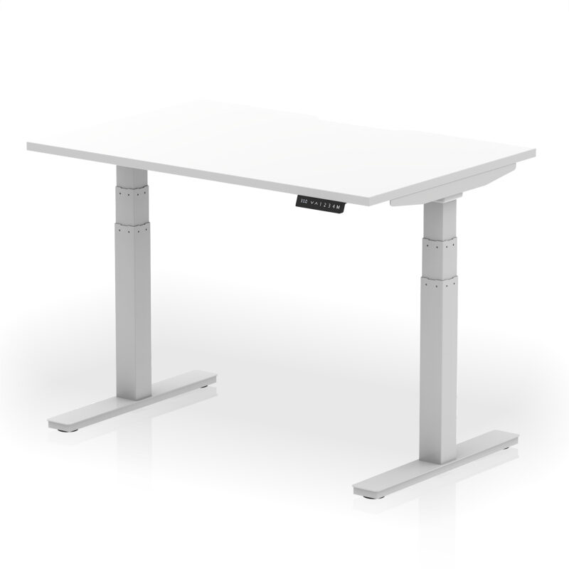 Air Scalloped Edge Height Adjustable Office Desk - Image 17