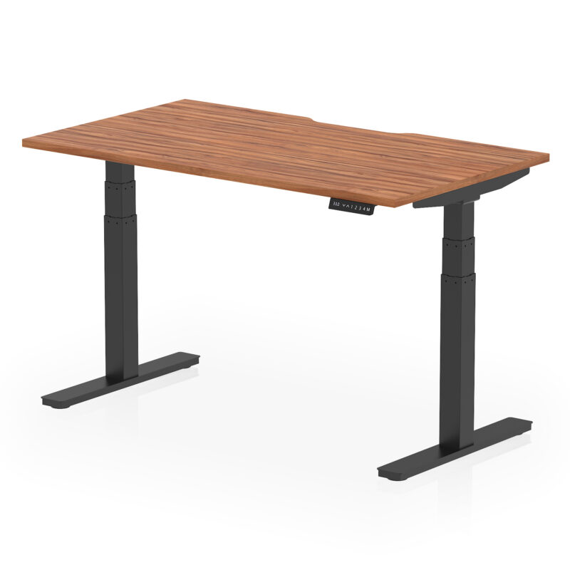 Air Scalloped Edge Height Adjustable Office Desk - Image 31