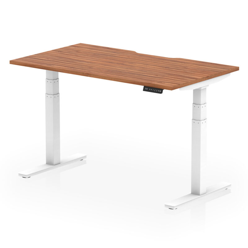 Air Scalloped Edge Height Adjustable Office Desk - Image 33