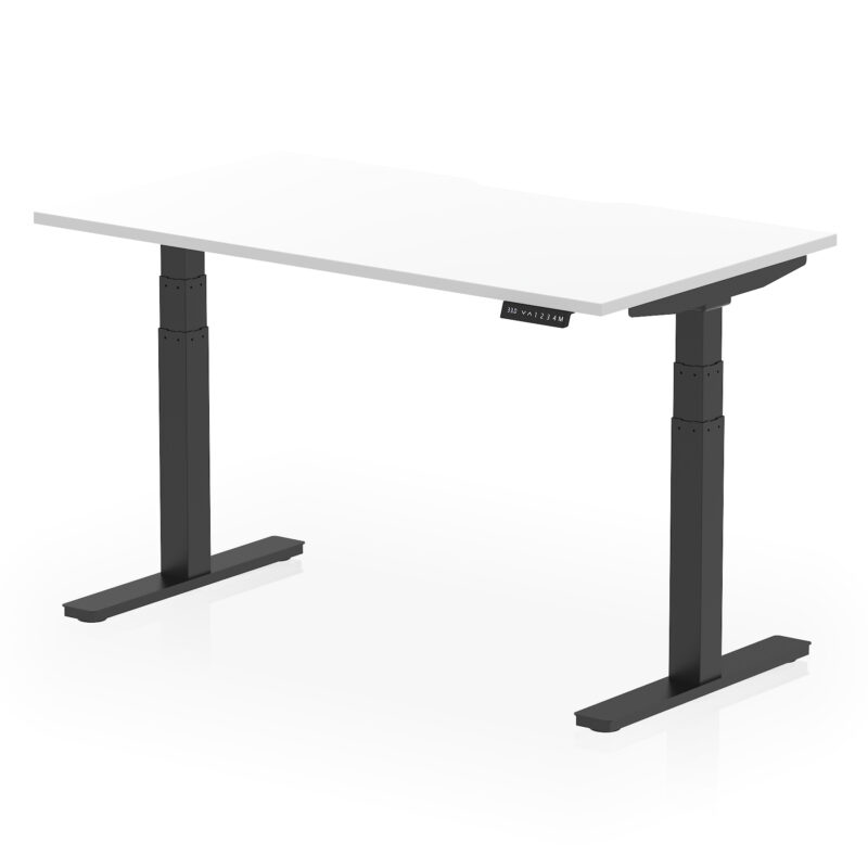 Air Scalloped Edge Height Adjustable Office Desk - Image 34
