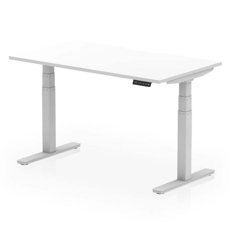 Air Scalloped Edge Height Adjustable Office Desk - Image 35