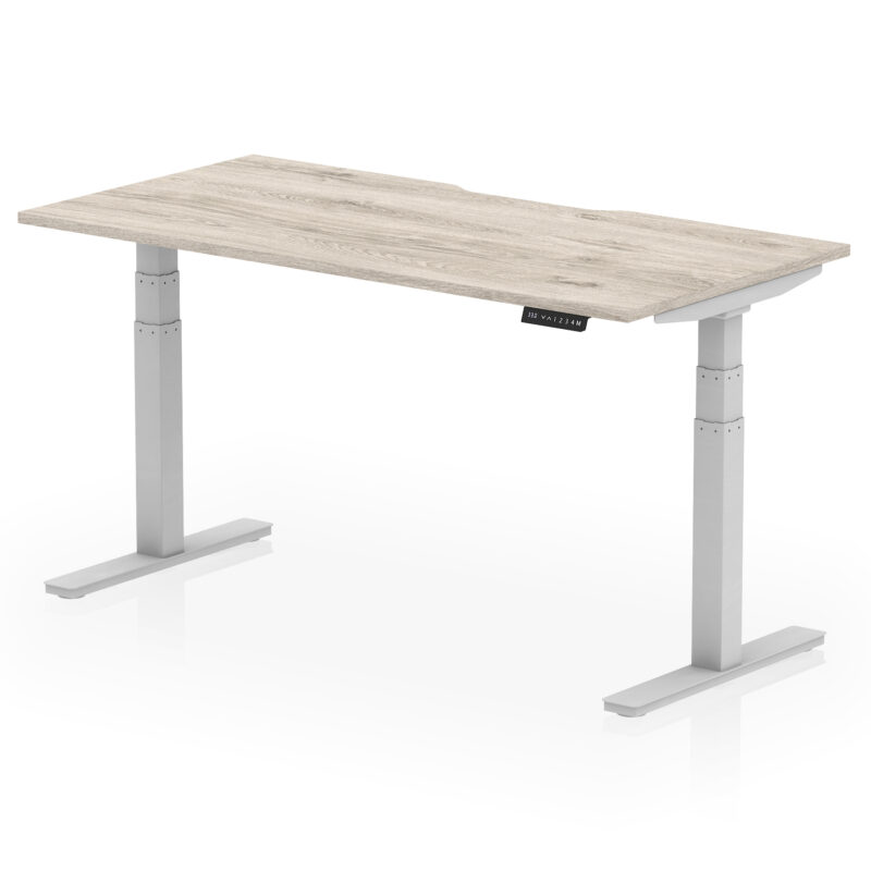 Air Scalloped Edge Height Adjustable Office Desk - Image 41